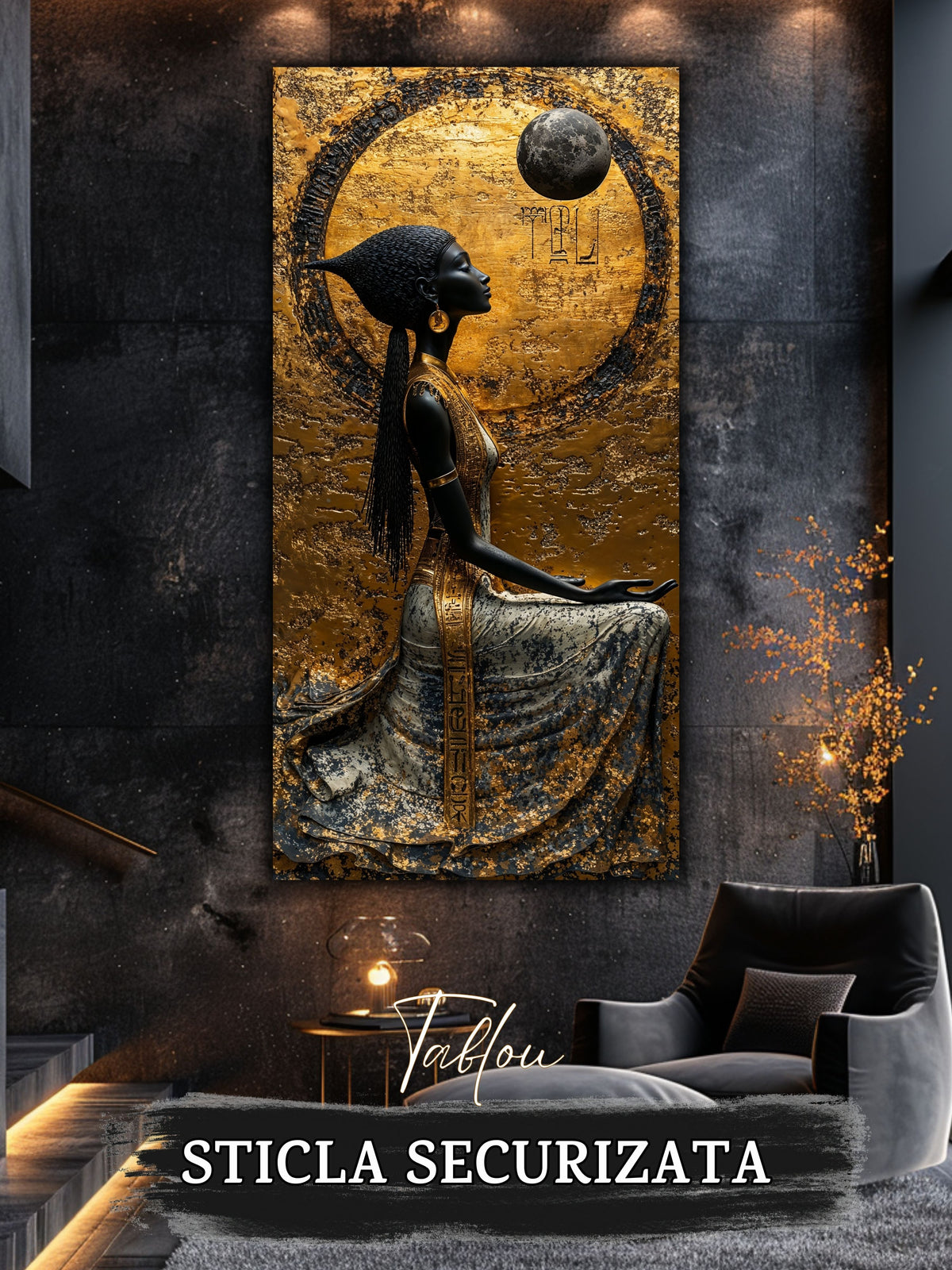 Whispers of the Nile - Tablou Sticla - 04