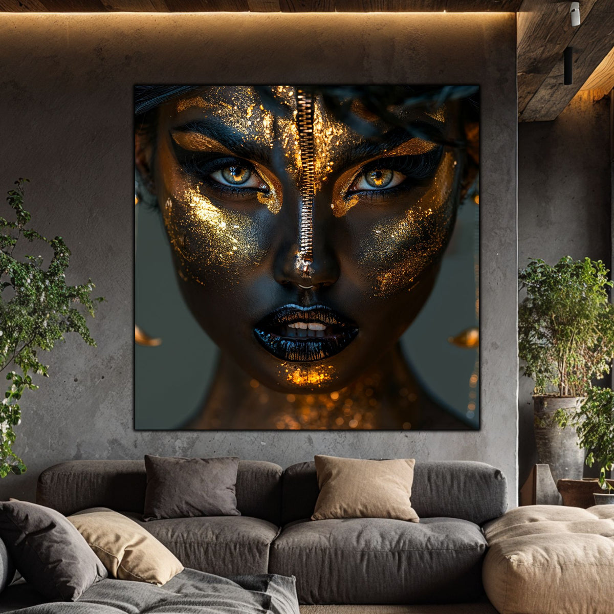 Tablou Sticla Securizata - Dark Zen - Reimagined11
