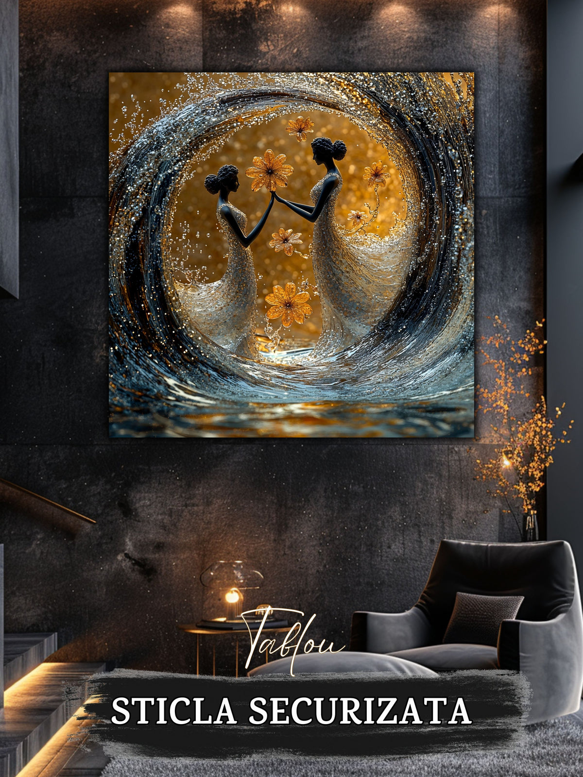 Tablou Sticla Securizata - Twisted Dream - 01