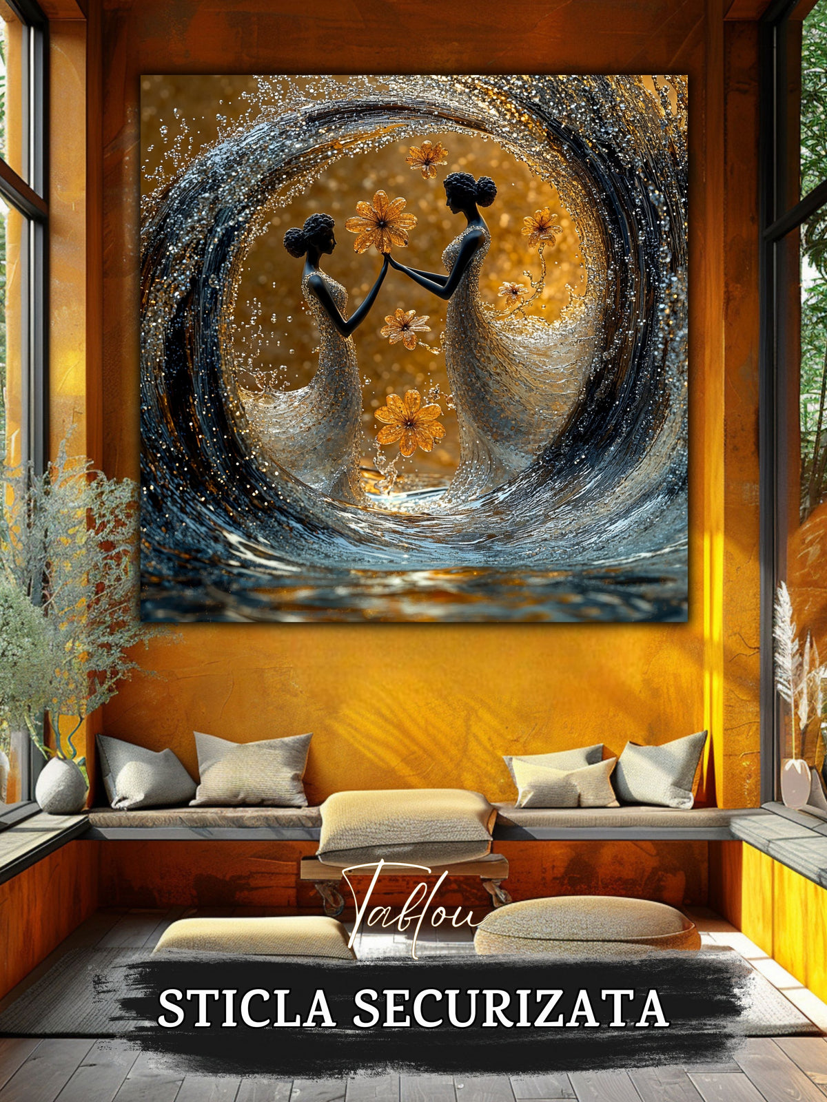 Tablou Sticla Securizata - Twisted Dream - 01