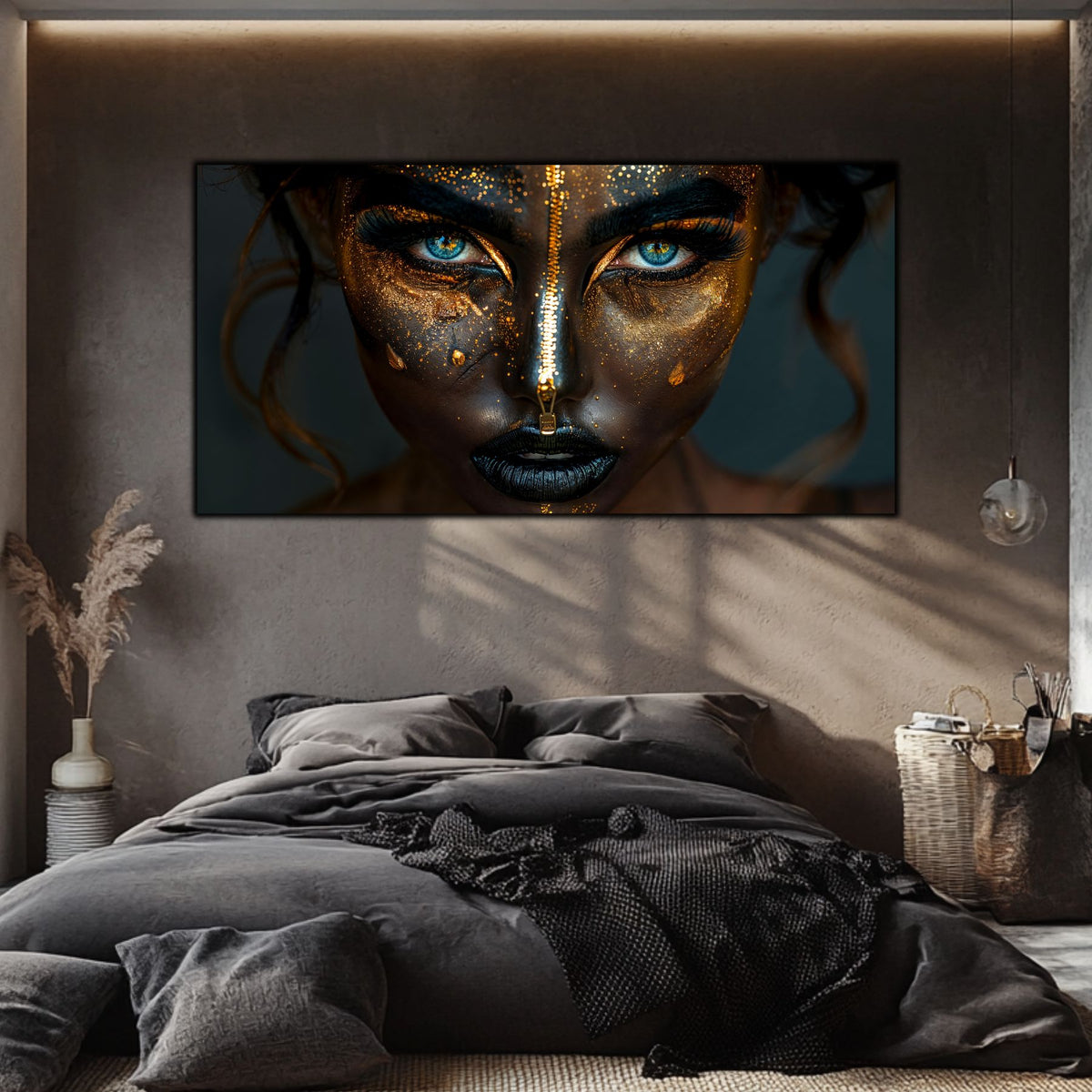 Tablou Sticla Securizata - Dark Zen Reimagined 07