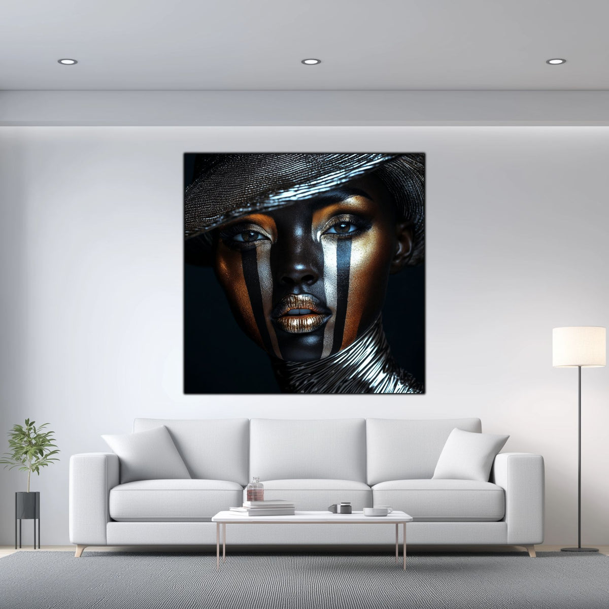 Dark Glow - Tablou Decorativ pt Peretele Livingului Modern - NO07