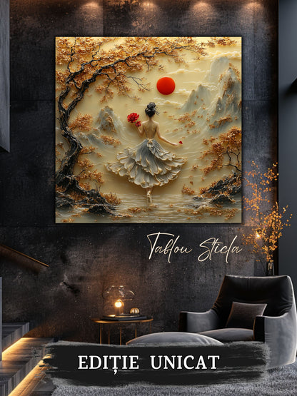 Tablou pentru sufragerie – Ash and Ivory | Fragments of Becoming