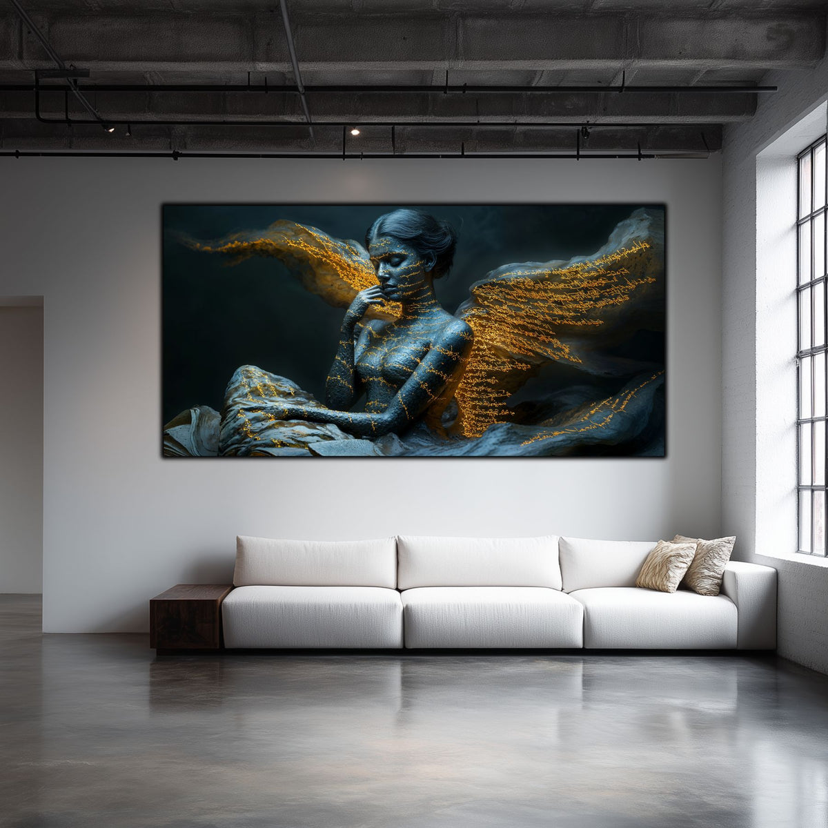 Beyond Meditation - Tablouri moderne pe sticla securizata pentru living contemporan NO39