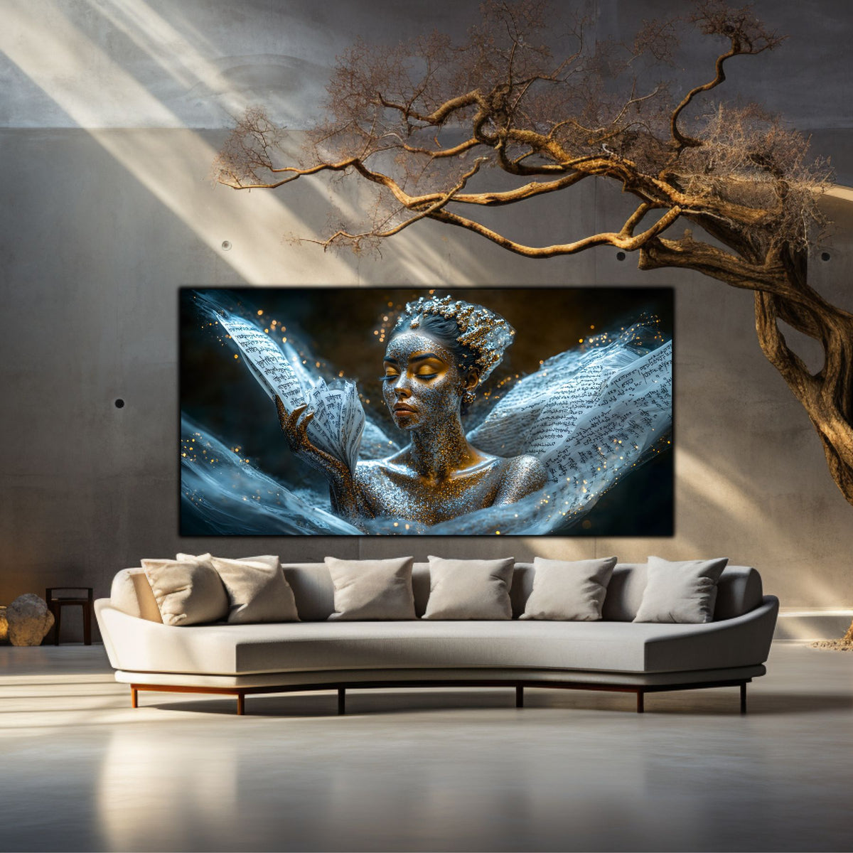 Beyond Meditation - Tablouri moderne pe sticla securizata pentru living contemporan NO36