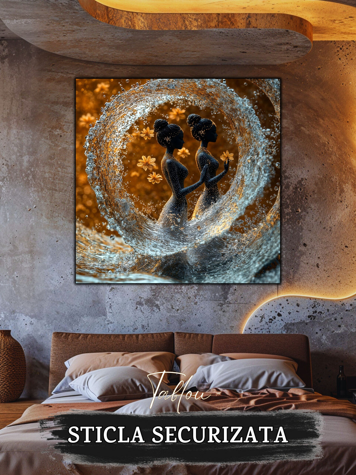 Tablou Sticla Securizata - Twisted Dream - 03