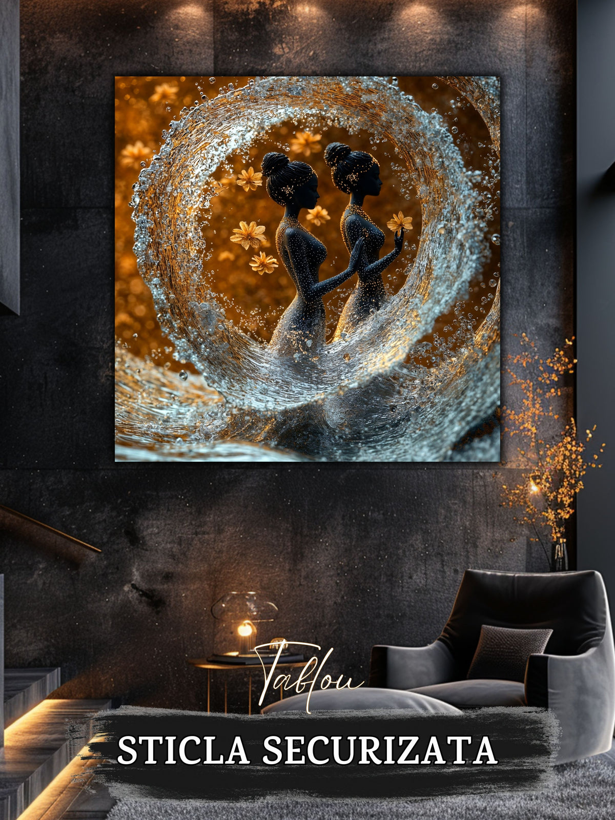 Tablou Sticla Securizata - Twisted Dream - 03