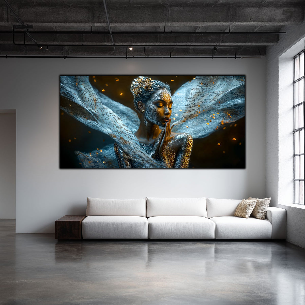 Beyond Meditation - Tablouri moderne pe sticla securizata pentru living contemporan NO28