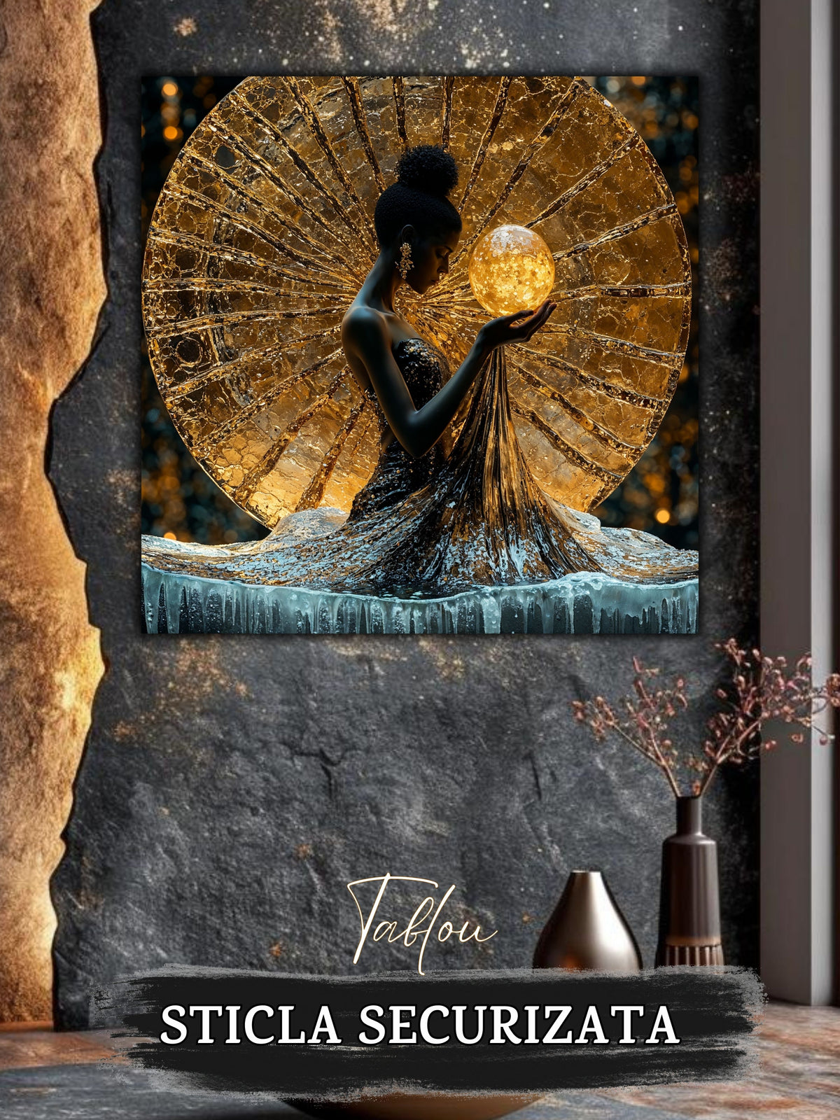 Tablou Sticla Securizata - Soul's Mandala  No23