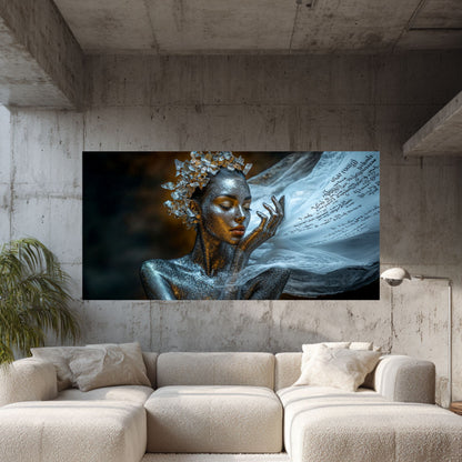 Beyond Meditation - Tablouri moderne pe sticla securizata pentru living contemporan NO30