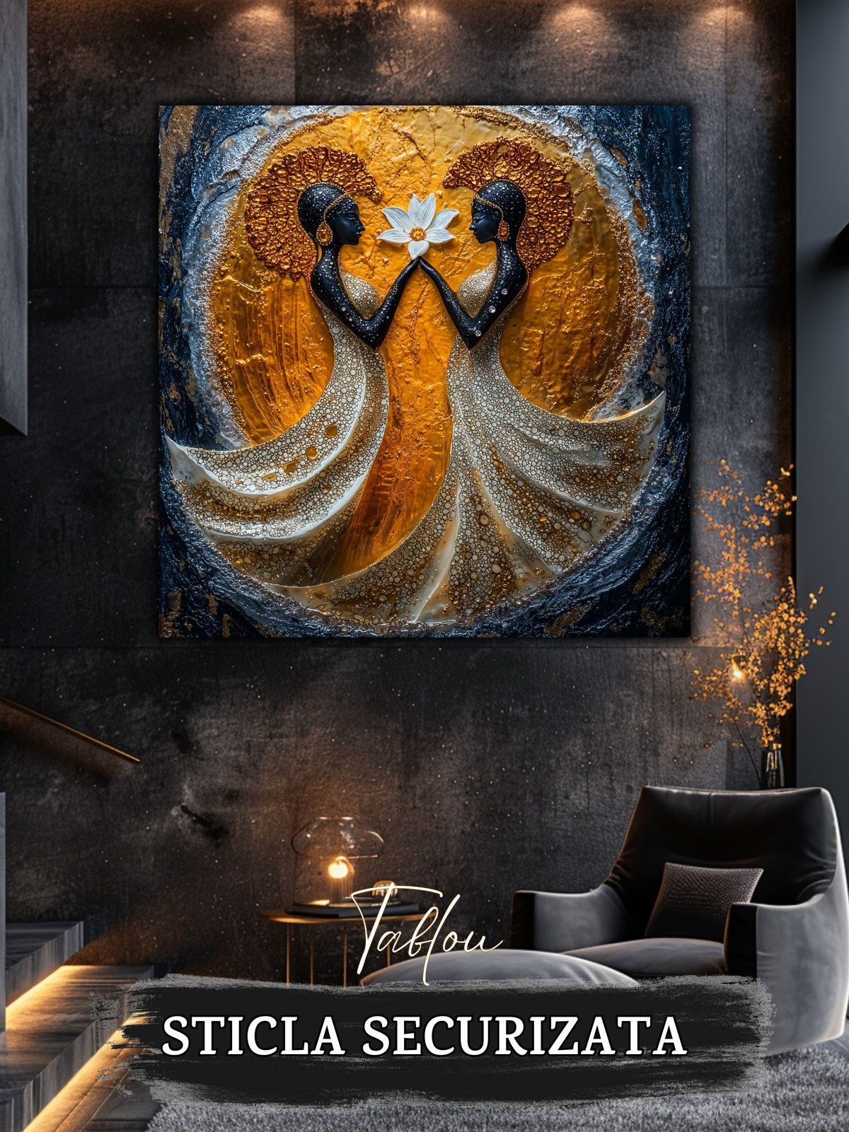 Tablou Sticla Securizata - Twisted Dream - 08