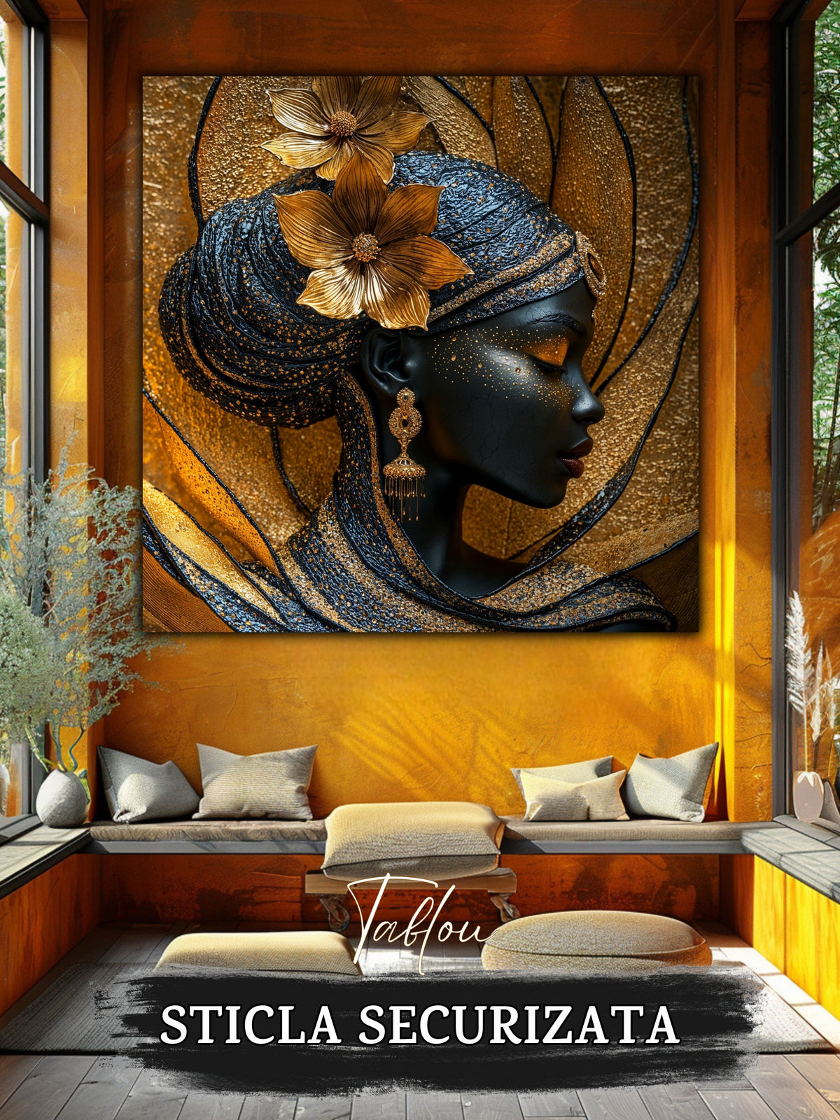 Tablou Sticla Securizata - Inner Lotus - 09