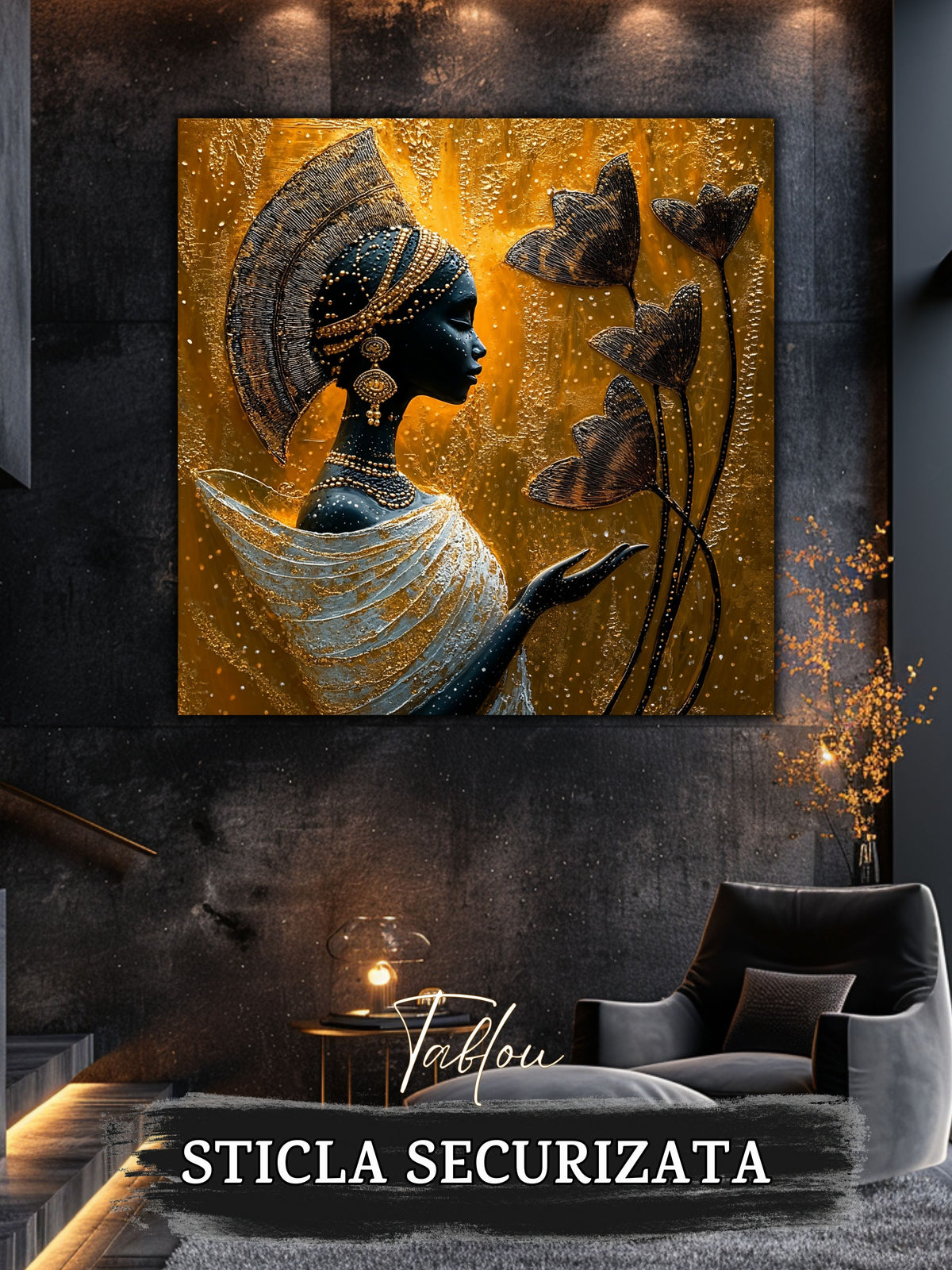 Tablou Sticla Securizata - Inner Lotus - 08