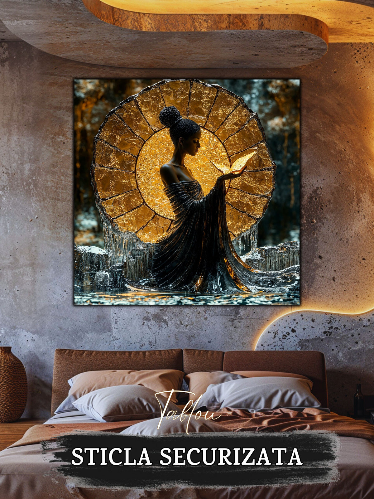 Tablou Sticla Securizata - Soul's Mandala  No22