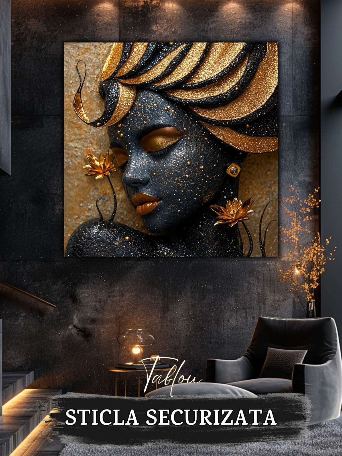 Tablou Sticla Securizata - Inner Lotus - 06
