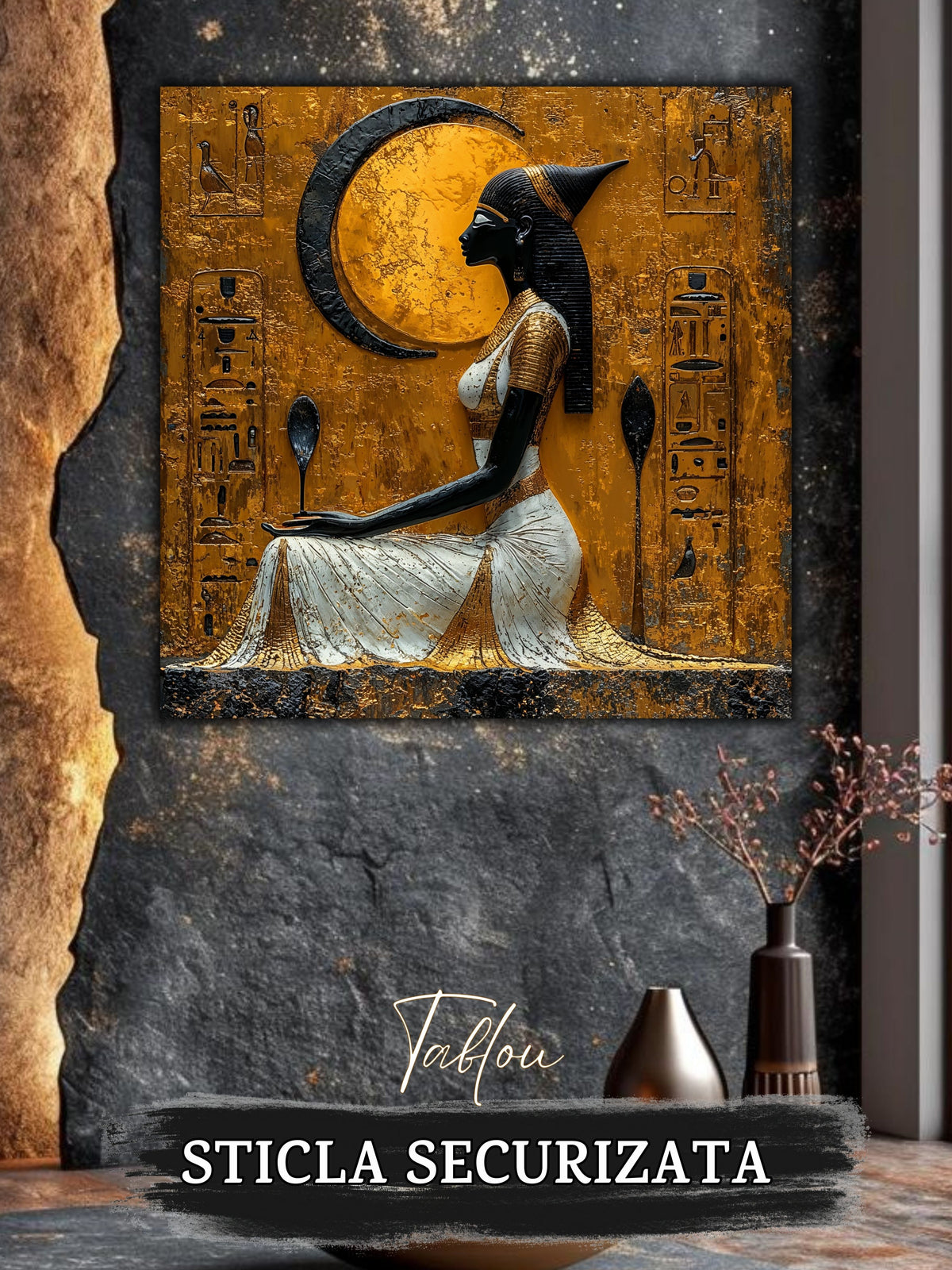 Whispers of the Nile - Tablou Sticla - 26