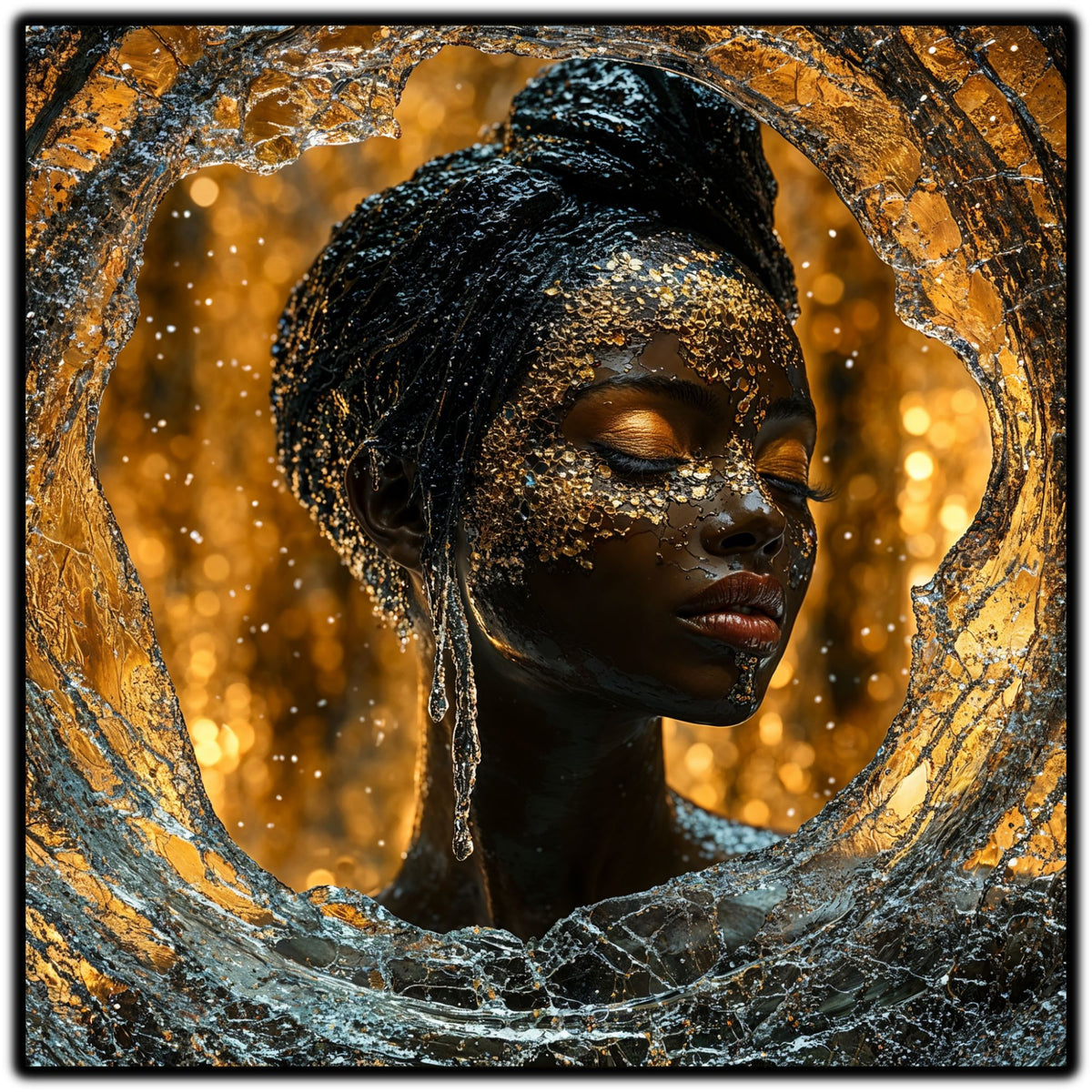 Tablou Sticla Securizata - Soul's Mandala  No14