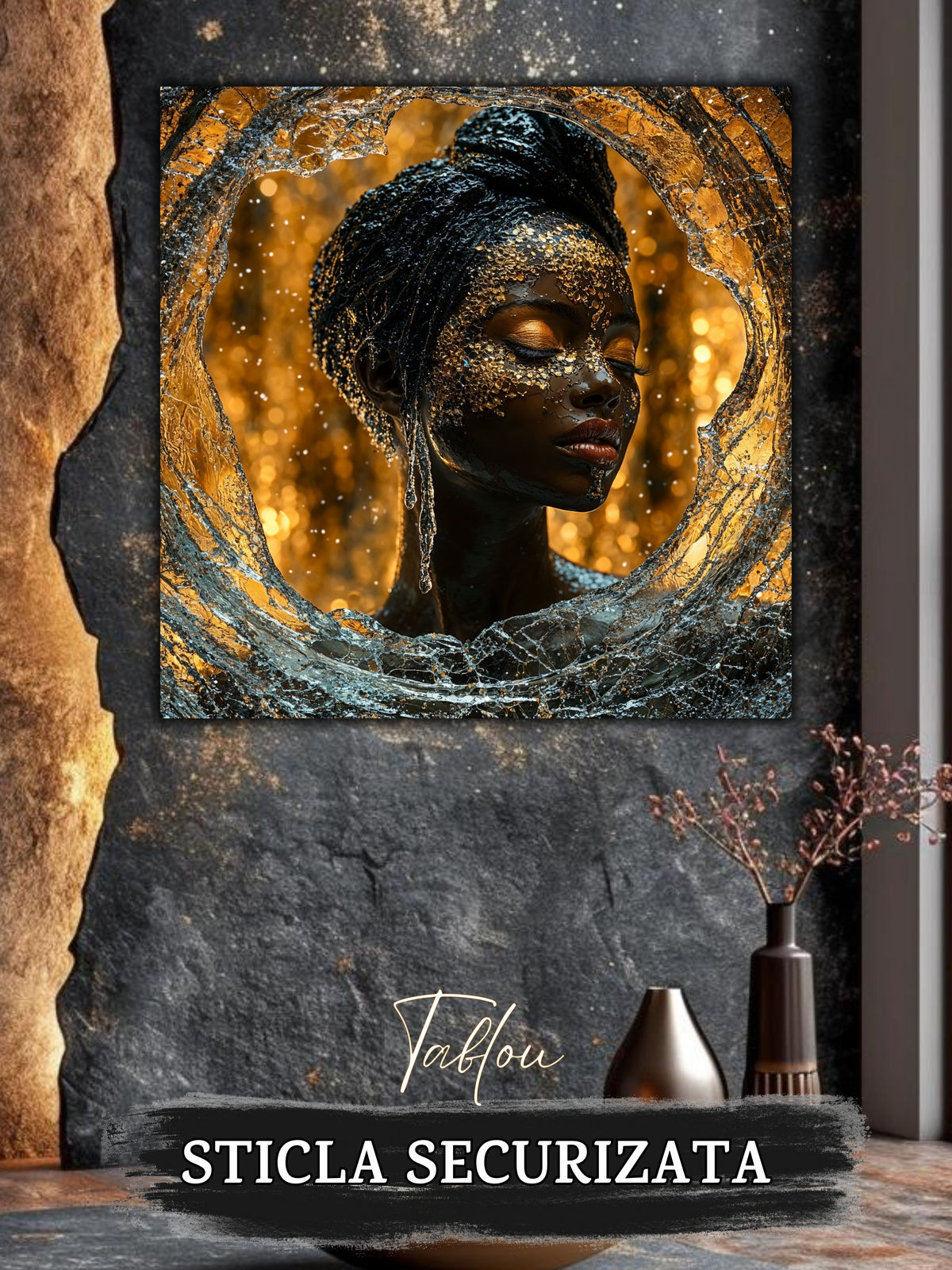 Tablou Sticla Securizata - Soul's Mandala  No14
