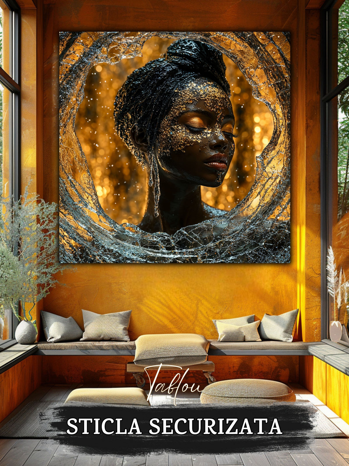 Tablou Sticla Securizata - Soul's Mandala  No14