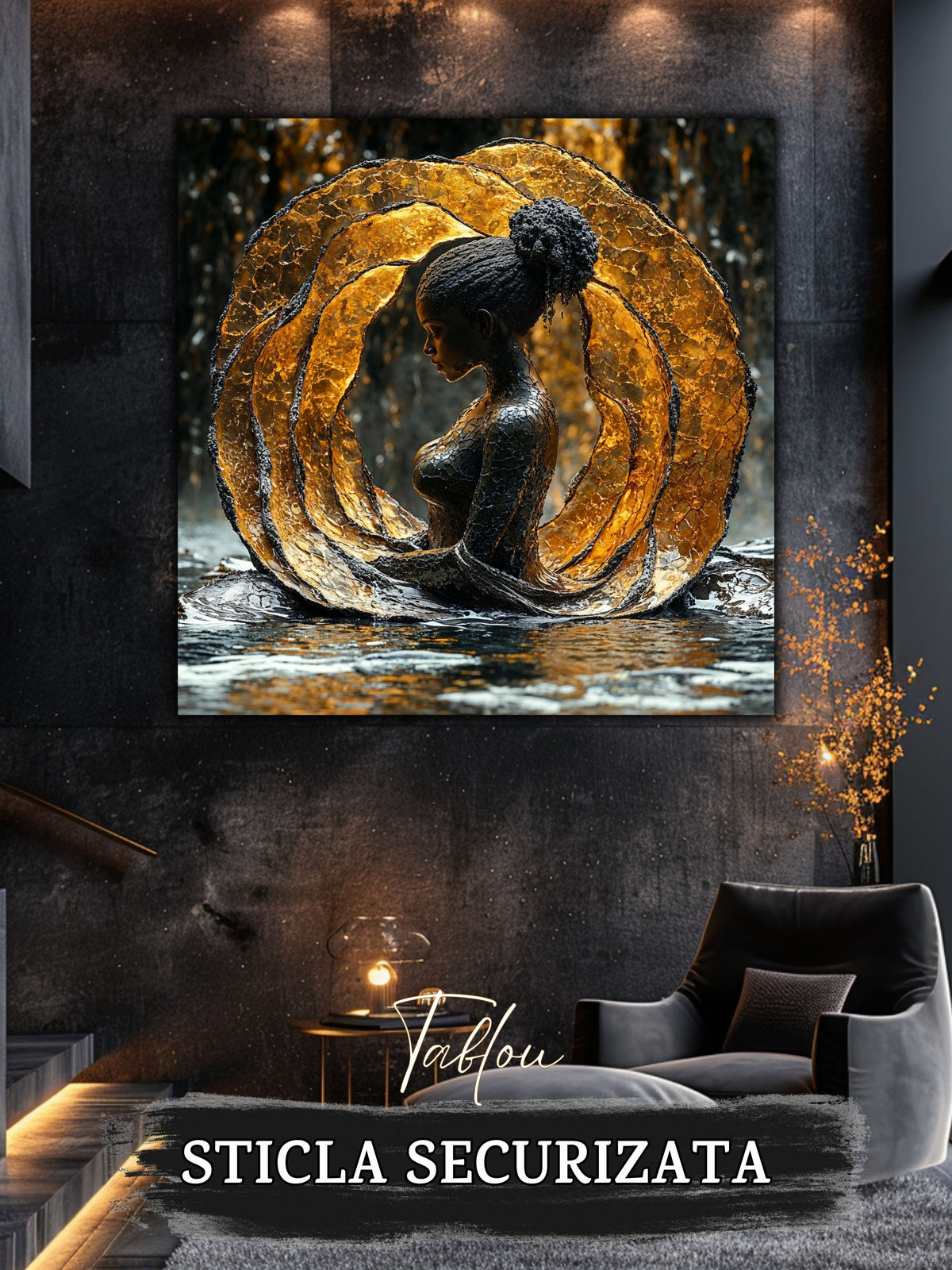 Tablou Sticla Securizata - Soul's Mandala  No12