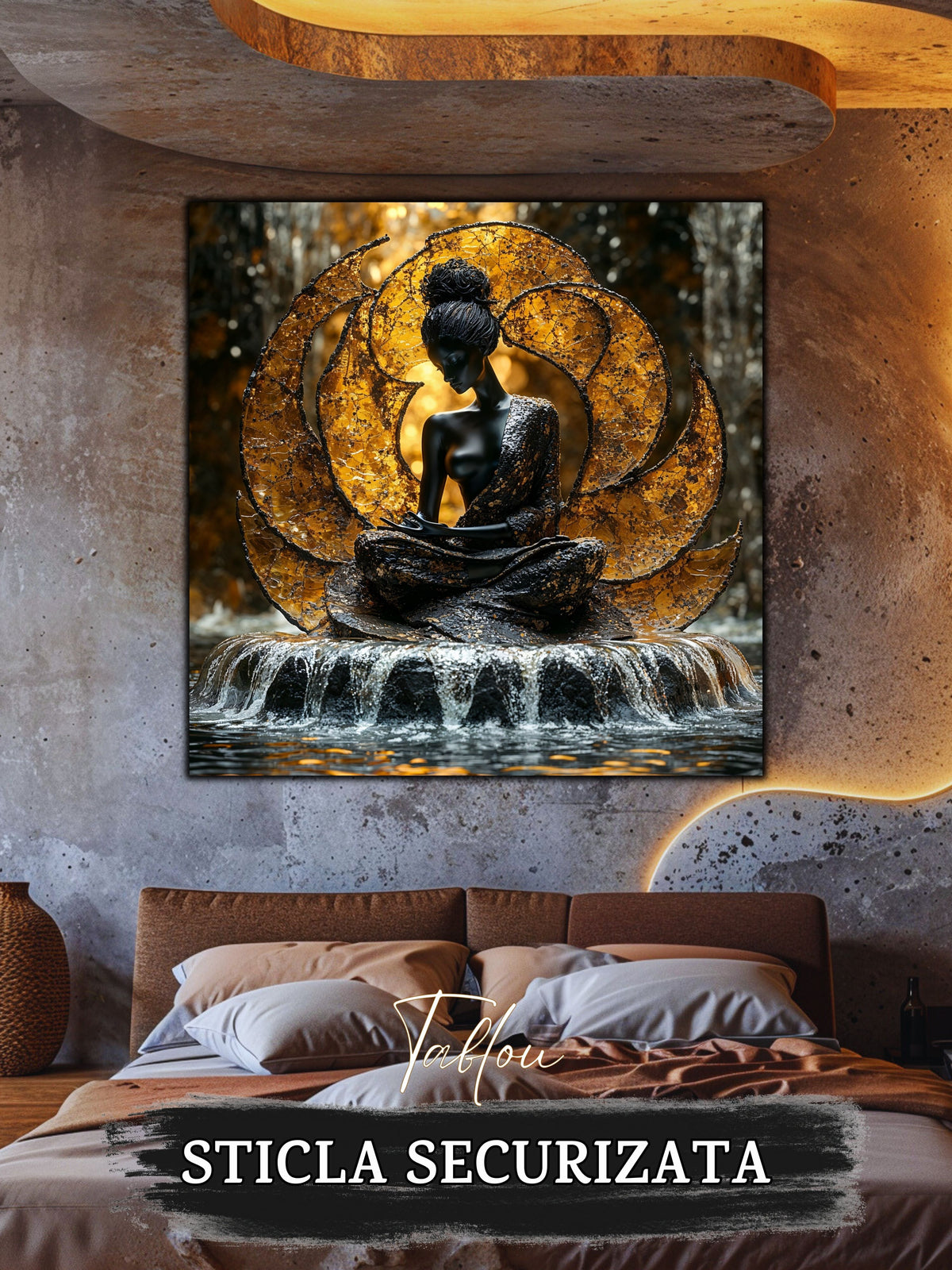 Tablou Sticla Securizata - Soul's Mandala  No18
