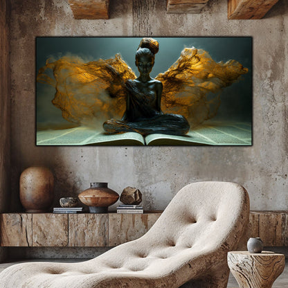 Tablou pentru living – Wings of Witness | Sacred Stillness
