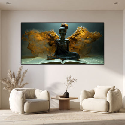 Tablou pentru living – Wings of Witness | Sacred Stillness