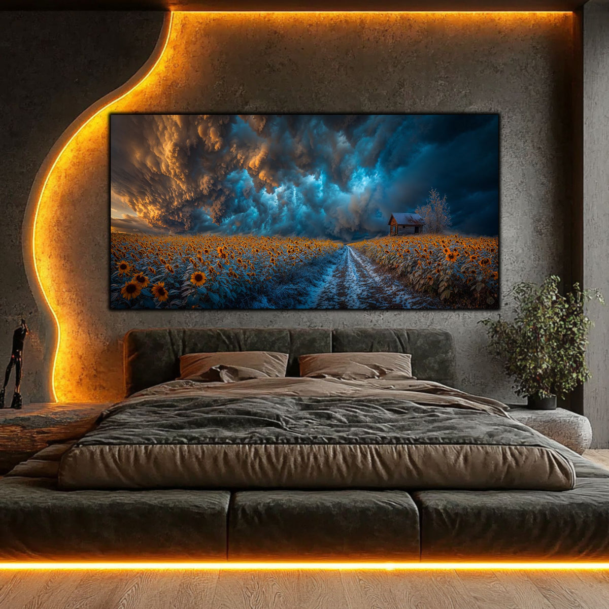 Tablou pe Sticlă Ecoul Potecii Pierdute | Ediție Unicat | Art-Zen Premium